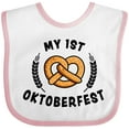 thumbnail image 3 of Inktastic My 1st Oktoberfest with Pretzel and Laurels Boys or Girls Baby Bib, 3 of 4