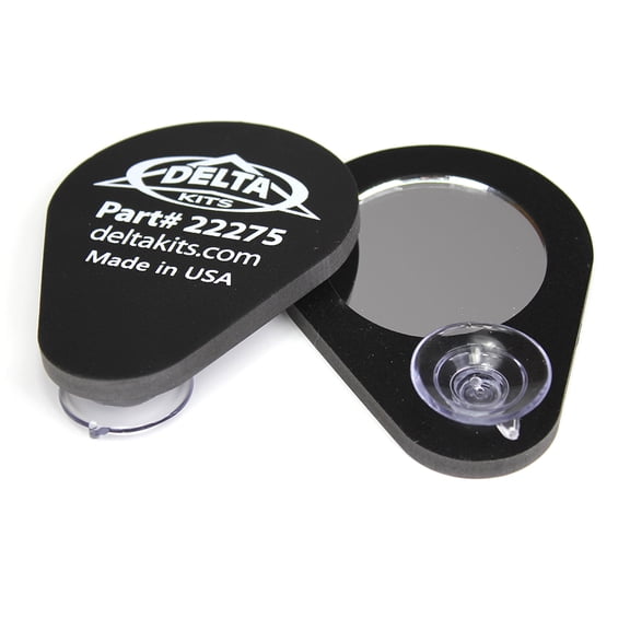 DELTA KITS Glass Inspection Mirror with 3x Magnification