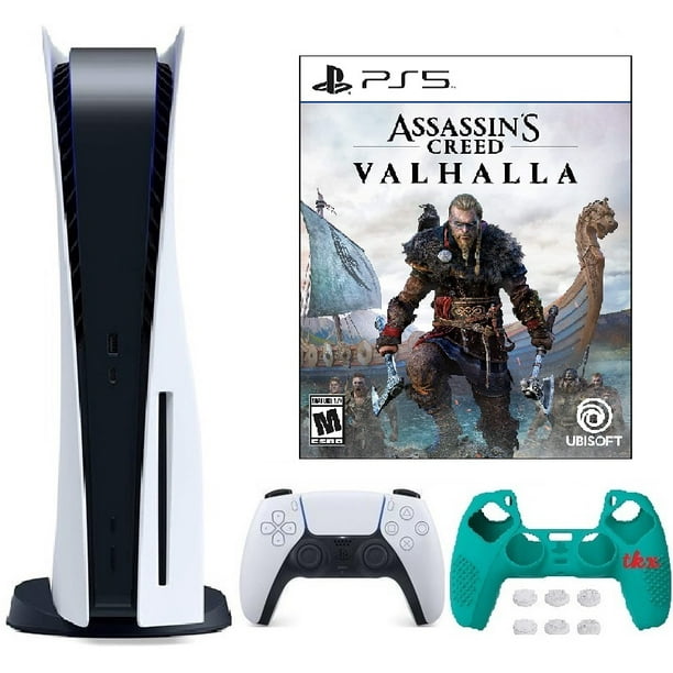2022 Newest PlayStation_PS5 Gaming Console Disc Version W/ Assassin's Creed Valhalla Full Game | Cover Skin - Walmart.com