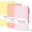 Light Yellow, Light Pink, Pale Orange, variant on feela 3 Pack Notebooks Journals Bulk with 3 Black Pens, A5 Hardcover Notebook Classic Ruled Lined Journal Set with Pen Holder for Work Business Journaling Note Taking, 120 GSM, 5.1”x8.3”, Yellow