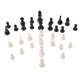 thumbnail image 1 of 32Pcs/Set Black & White Plastic Medieval Chess Pieces Game Chessmen 65/75/95mm For Home, 1 of 4