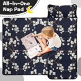 thumbnail image 4 of Pioneer Flower Floral Print Pattern Toddler Nap Mat for Teens Preschool Daycare, Teens Sleeping Mat Bag, Toddler Sleeping Bag with Pillow, 4 of 6
