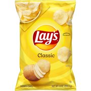 Pack of 2 - Lays Potato Chips Classic Flavor Bag, 8 Oz