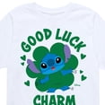 thumbnail image 3 of Disney Lilo & Stitch - St. Patrick's Day - Good Luck Charm - Toddler & Youth Short Sleeve T-Shirt, 3 of 5