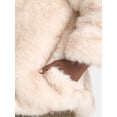 thumbnail image 4 of Time and Tru Women's Long Faux Fur Jacket, Sizes XS-3X, 4 of 5