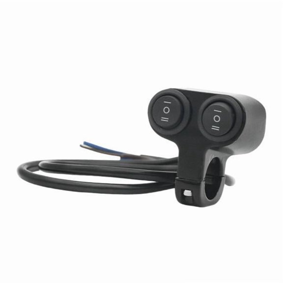 JISADER 6xHandlebar Switch for Motorcycle Waterproof Versatile Replaces Light Switch Style B 6 Pcs