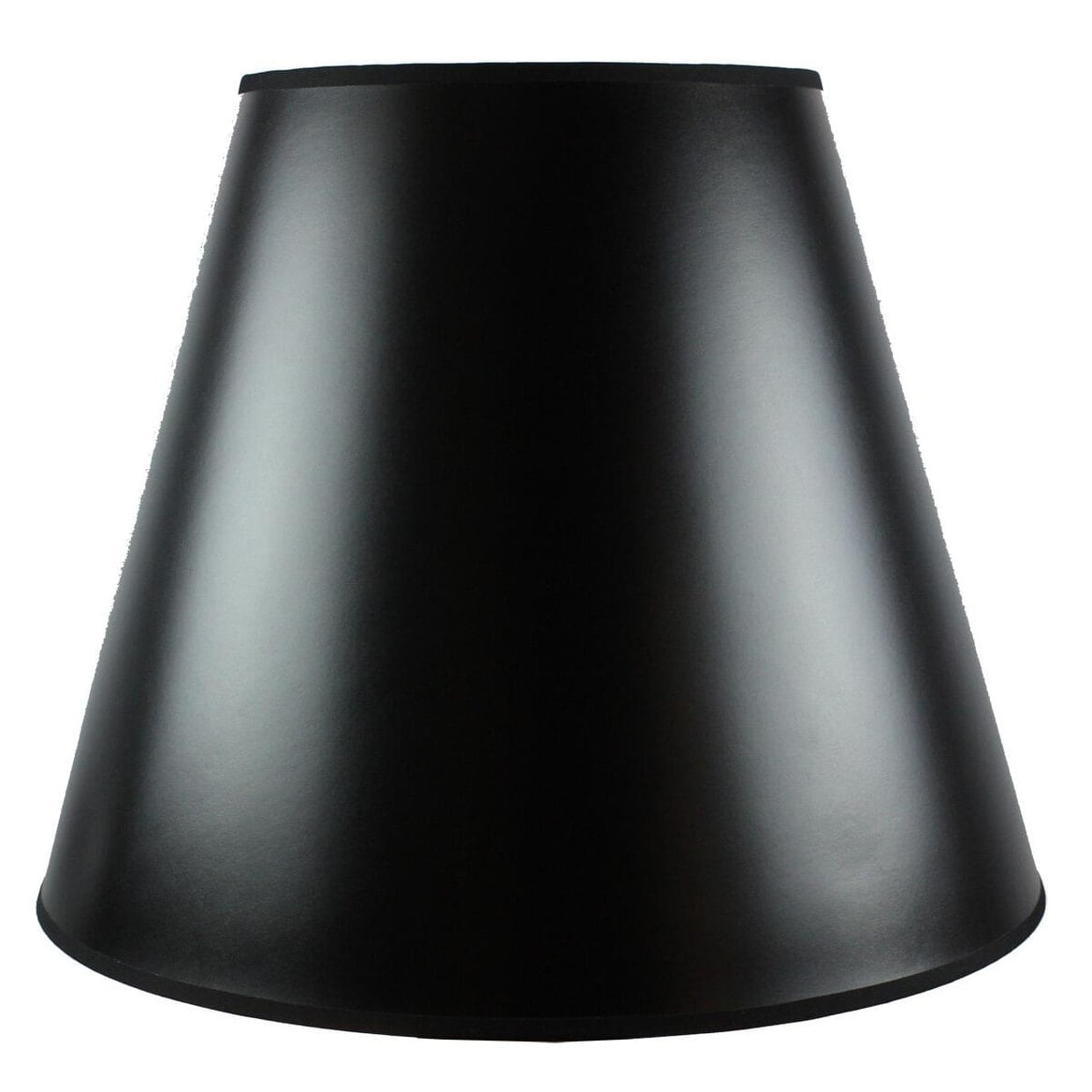 Home Concept 10x18x15 Black Parchment GoldLined Empire Lamp Shade