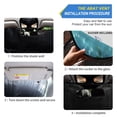 thumbnail image 2 of Qxltty Sea Turtle Car Windshield Sunshades Foldable UV Rays Sun Visor Protector Keep Your Vehicle Cool 55×27.6in, 2 of 8