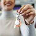 thumbnail image 5 of YYKihy Baseball Keychain Gifts For Father Baseball Gift For Players Seniors Mom Dad Team Basket Bag Ideas Baseball Keychain Kids Toy, 5 of 5