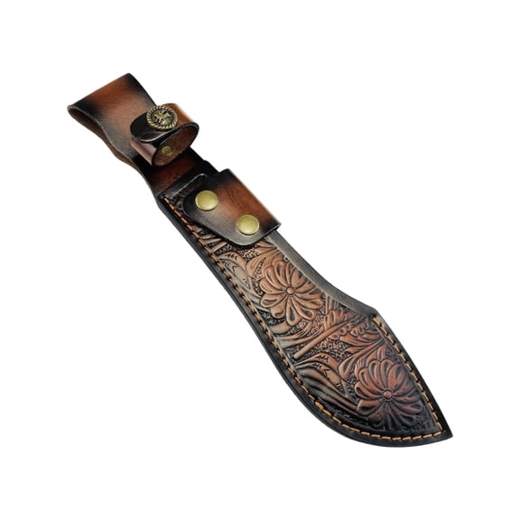 Handcrafted Leather Cutter Sheath Cutter Holder For Compacts Fixed Blade Outdoor Hand Stitched Water Resistant Design