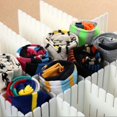 thumbnail image 3 of 4Pcs DIY Plastic Drawer Organizer Adjustable Drawer Dividers Separators (White Long Type), 3 of 8