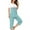 Light Blue, variant on Lounge Wear for Women 2 Piece Set 2 Piece Summer Sets for Women Ladies Pajamas Sets Loose Fit Color Block Lounge Set