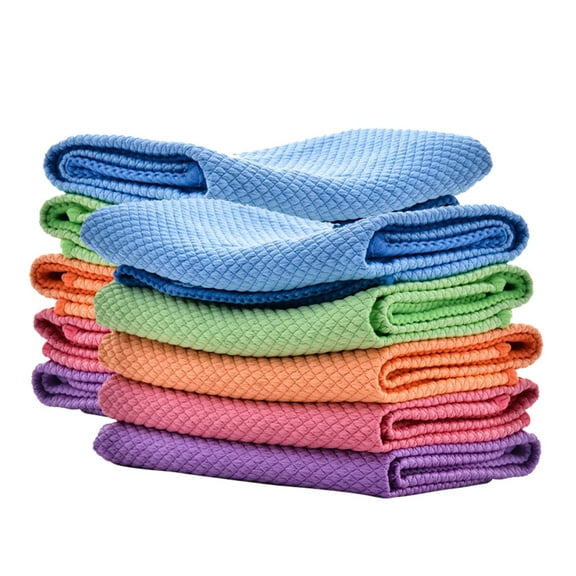 Miuline 10/5PCS Microfiber Dish Towels,Dish Towels Set Super Absorbent Lint Free Kitchen Towels For Everyday Cooking Baking