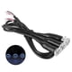 thumbnail image 5 of Interruptor de Manillar de Motocicleta de Acero inoxidable de 12V, Botón Pulsador de Control de Soporte de Modificación LED, 5 of 7