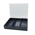 thumbnail image 1 of Caja de almacenamiento para decoración de uñas Yinane estuche de exposición 30 rejillas compacta transparente a prueba de polvo Negro, 1 of 8