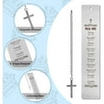 thumbnail image 3 of Metal Christian Bookmarks Gifts - Inspirational Bible Verse Bookmarks Gift for Book Lovers Religious Book Mark for Women Friends Birthday Baptism First Communion Graduation Retirement Gifts, 3 of 6
