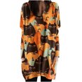 thumbnail image 1 of Camisas Para Mujer Casual Manga Larga Cuello Redondo Bolsillo Blusa Suelta Festival Impreso Tops Odeerbi ODB126986, 1 of 5