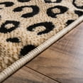 thumbnail image 2 of Well Woven Plain Border Rug Damask Warm Colors with Brush Effect Soft Rug, 2 of 4