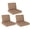 Beige, variant on Costway 2-Pack 24" x 24" Deep Seat Cushion & Back Pillow with Removable Covers Outdoor Gray