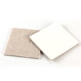 thumbnail image 3 of Tampons en Feutre Beige pour Protection de Sol Usage Intensif avec Extra Fort 36 Pcs 2.7cm Carré, 3 of 8
