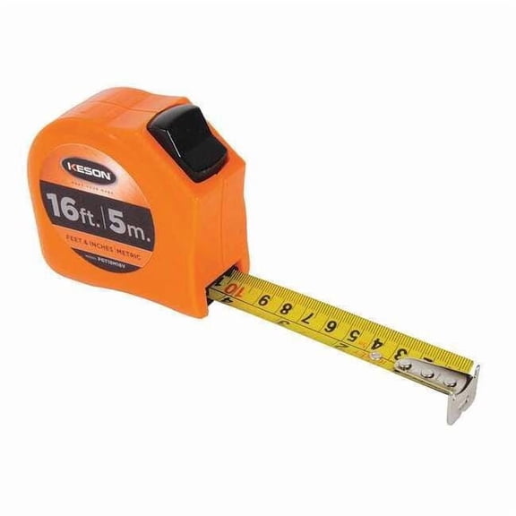Keson 16 ft/5m Tape Measure, 1 in Blade PGT18M16V