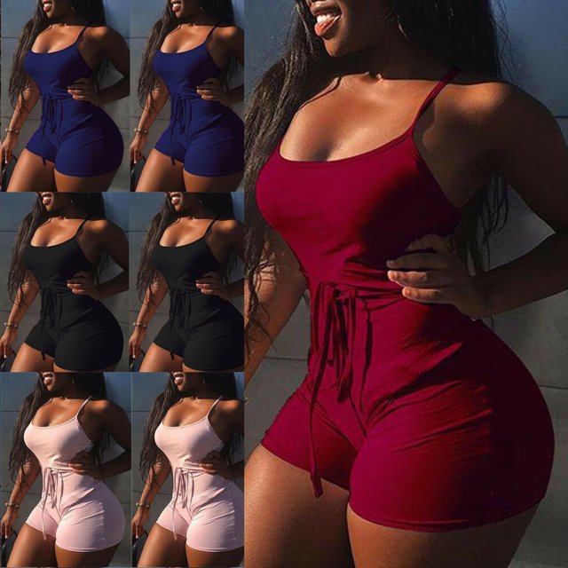 Mode Femmes Fronde Robe de Soirée Taille Haute Élastique Combinaison Combinaisons