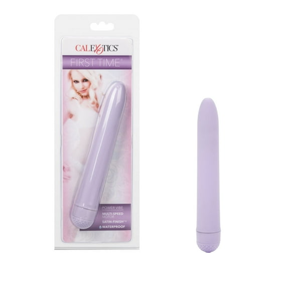 California Exotic Novelties CalExotics First Time Multi-Speed Velvet Touch Power Vibe - Purple