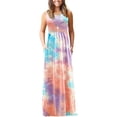 thumbnail image 1 of Vestido largo suelto sin mangas de verano para mujer Vestido largo casual con bolsillos Xemadio FSHY034-45, 1 of 3