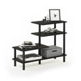 thumbnail image 4 of Pemberly Row Turn-N-Tube Wood 3-Tier Side Display Rack in Espresso/Black, 4 of 6