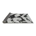 thumbnail image 2 of Ahgly Company Indoor Round Abstract Gray Modern Area Rugs, 5' Round, 2 of 4