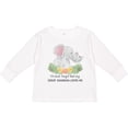 thumbnail image 3 of Inktastic I'll Never Forget That My Great Grandma Loves Me Elephants Boys or Girls Long Sleeve Toddler T-Shirt, 3 of 5