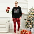 thumbnail image 3 of Black And Red Cute Family Christmas Pajamas, 2025 Family Christmas PJ Set With Dog, 3 of 7