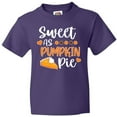 thumbnail image 3 of Inktastic Thanksgiving Sweet As Pumpkin Pie Youth T-Shirt, 3 of 5
