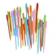 thumbnail image 4 of Agujas de coser plásticas 100pcs Agujas grandes coloridas para tejer Agujas para niños adultos (color mezclado de 9 cm), 4 of 7