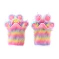 thumbnail image 4 of Guantes con forma de huella de animal. Adorables guantes suaves para disfraces de cosplay, perfectos para juegos de rol. Multicolor C, 4 of 9