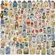 thumbnail image 2 of Pegatinas con forma de tarro para flores, 50 unidades, vinilo transparente e impermeable, 2 of 2