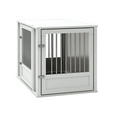 thumbnail image 4 of New Age Pet® ECOFLEX® Flexi Door Medium Dog Crate in Off White with Brushed Stainless Bars, 4 of 9