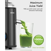 SIFENE 800W Centrifugal Juicer Machine, 3-Speed Juice Extractor with 3-Inch Wide Chute, Easy Clean, Fruit & Vegetable Juicer, Stainless Steel, BPA-Free, Compact Home Kitchen, Gray