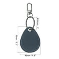 thumbnail image 2 of Uxcell Leather Key Fob, 4 Pack Leather Key Fobs DIY Keychain Holder for Home Office Keys, Navy Blue, 2 of 6