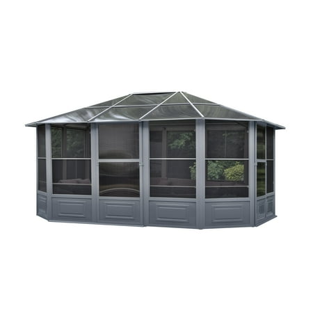 UPC 060051059174 product image for Gazebo Penguin All Season 15.5 Ft. W x 12 Ft. D Metal Permanent Gazebo | upcitemdb.com