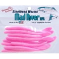 thumbnail image 3 of Mad River Steelhead Worms Bubblegum 4 In., Soft Baits, 3 of 3