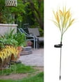 thumbnail image 4 of Solar Garden Lights, Solar Wheat Ear Lights Bright Warm White Light Beautiful IP44 Waterproof 2pcs With Ground Plugs For Pathway For Lawn, 4 of 8