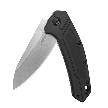 Kershaw Rove (1965) Folding Pocket Knife EDC with Drop-Point Blade; Features SpeedSafe Assisted Opening, Flipper, Liner Lock, Lanyard Hole, Deep-Carry Pocketclip, Wear Resistantance & Edge (Best Chinese Edc Knife)