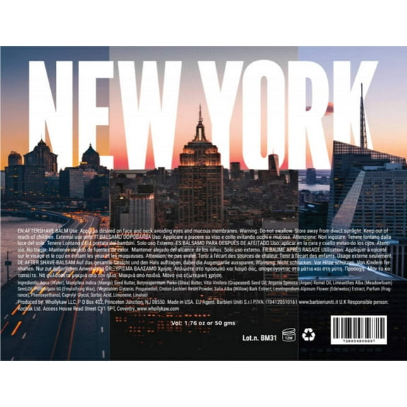 New York After Shave Balm