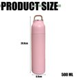 thumbnail image 2 of Olla termo de fitness para deportes al aire libre de gran capacidad de 500ml, termo portátil para estudiantes taza de coche de acero inoxidable, 2 of 5