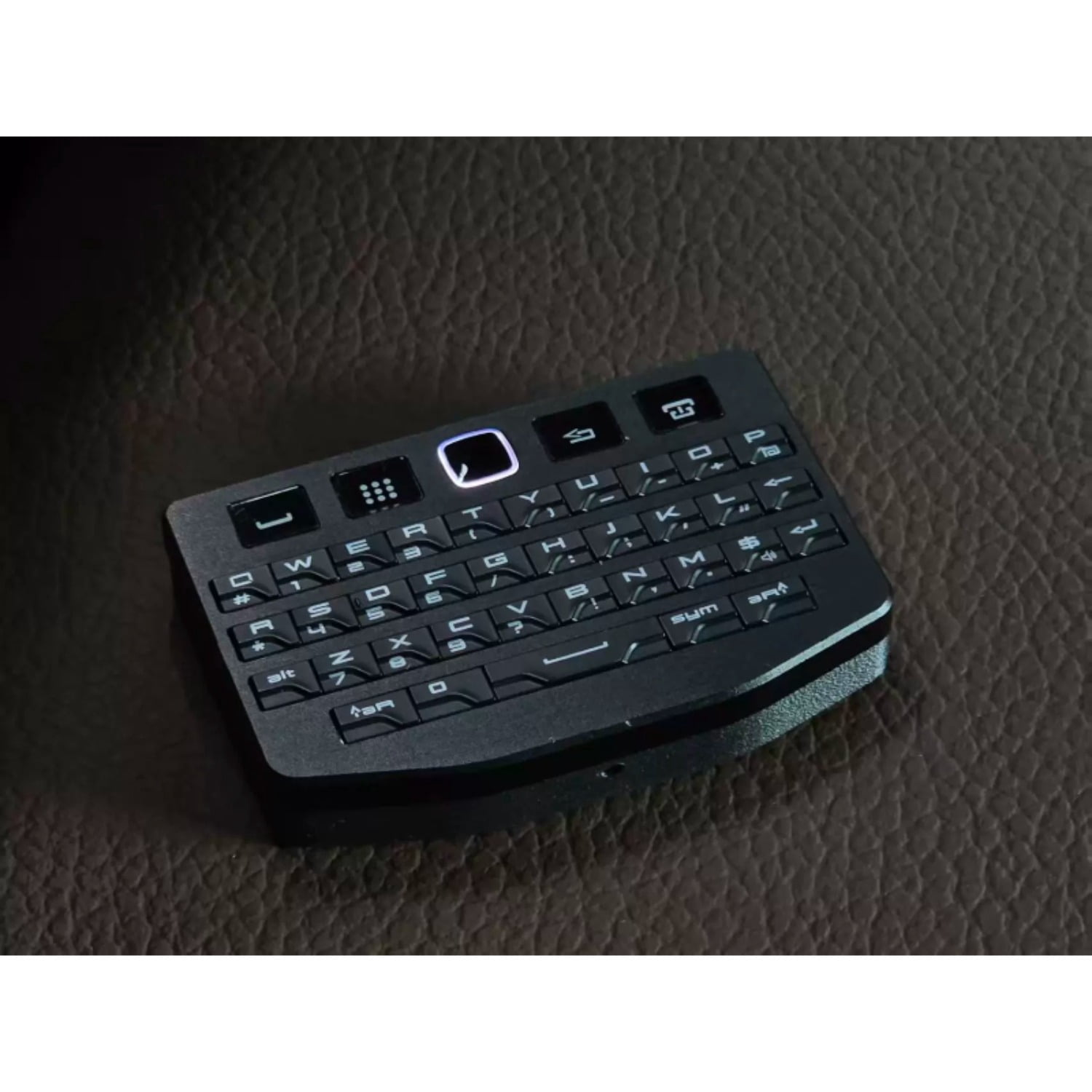 Winmaxle Dual Mode Wireless Bluetooth USB Keyboard, BlackBerry Style QWERTY Keypad for PC Android IOS Tablet