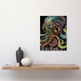 thumbnail image 2 of Octopus Colourful Psychedelic Patterns Orange Pink Blue Yellow Sea Ocean Unframed Wall Art Print Poster Home Decor Premium, 2 of 3