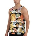 thumbnail image 2 of Cauagu Sea Shell Print Men's Sleeveless Muscle Shirts,Tank Tops Quick Dry Workout Tank Top Gym Muscle Tee Fitness Bodybuilding T Shirt for Men-3X-Large, 2 of 7