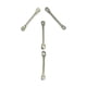 thumbnail image 2 of 100pcs Joyería de Resultados Plata Recta Barra Metal Conectores Fianzas, 2 of 5