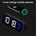 thumbnail image 2 of Digital Alarm Clock 1 Set Awaken Glow-in-the-dark Creative Temperature Humidity LED Clock, 2 of 5